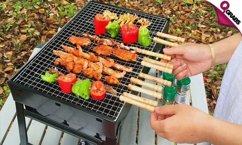Portable Folding BBQ Grill!